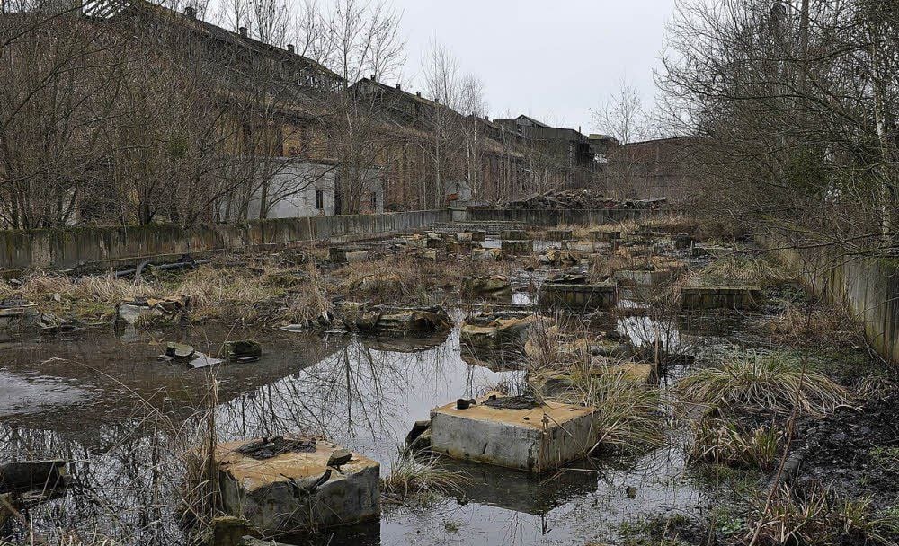 In diesem Bereich des alten Chemiewerks stehen die Chancen für Neuansiedlungen schlecht.