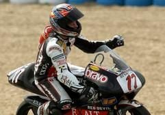 Steve Jenkner freut sich über seinen zweiten Platz. (Foto: dpa)