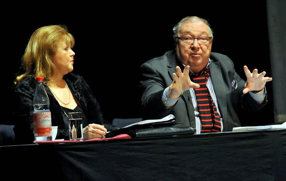Franziska Troegner und Jaecki Schwarz waren im Capitol zu Gast.