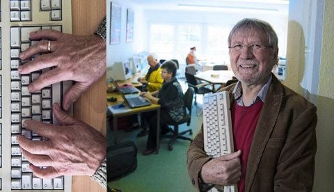 Artikel vom 31.10.12 Manfred Ruhe freut sich, sein Computerwissen an andere Senioren weiterzugeben.