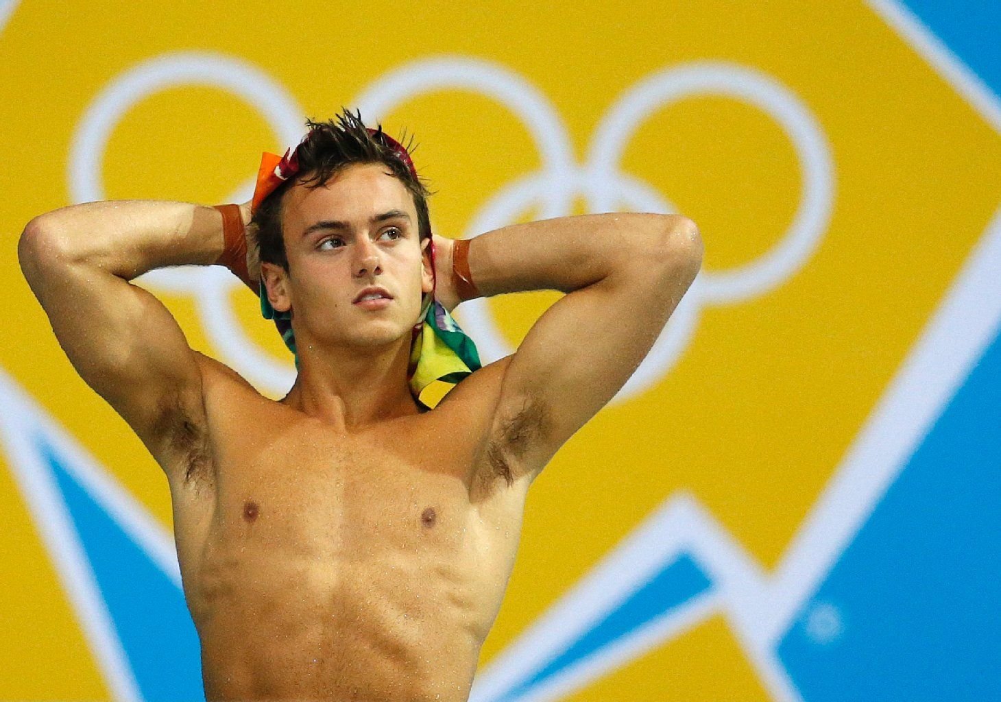 Tom Daley bei seinem Olympia-Auftritt 2012 in London