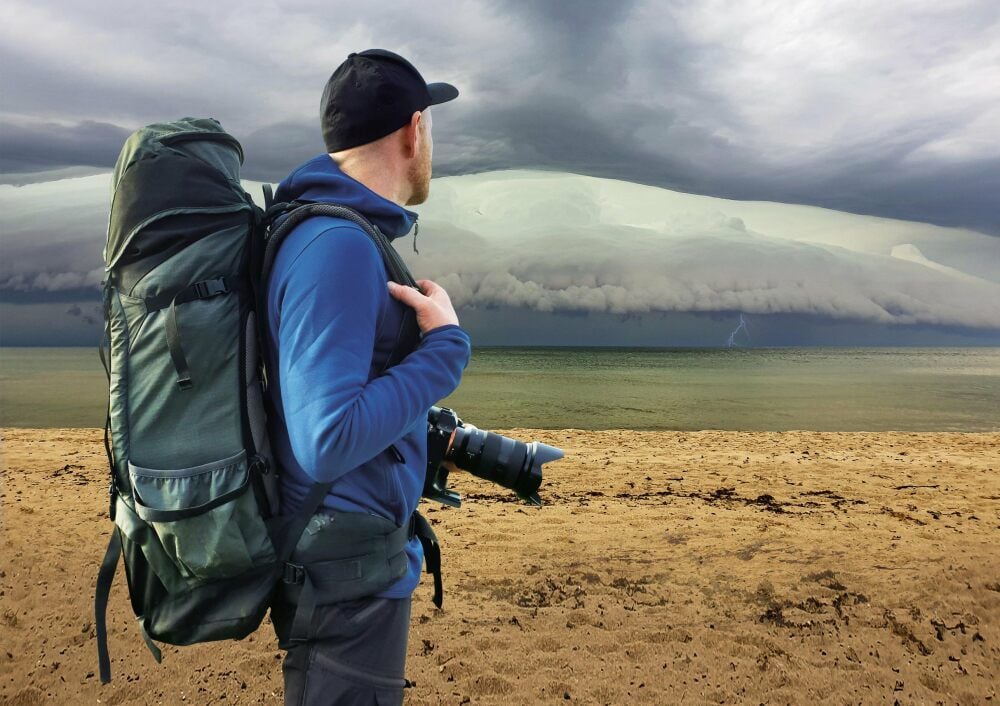 In 165 Tagen ist der Leipziger Fernwanderer und Filmemacher Enno Seifried 3442 Kilometer durch Deutschland gelaufen - vom nördlichsten Punkt auf Sylt (Foto) bis zum südlichsten Zipfel am Haldenwanger Eck.