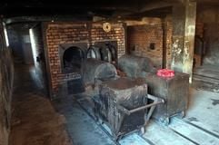 Eines der Krematorien im früheren Konzentrationslager Auschwitz. (Foto: dpa)