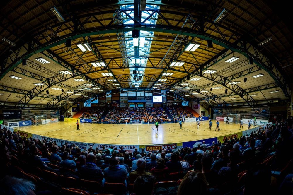 Wann wieder in der Anhalt-Arena Handball gespielt wird, ist noch unklar.
