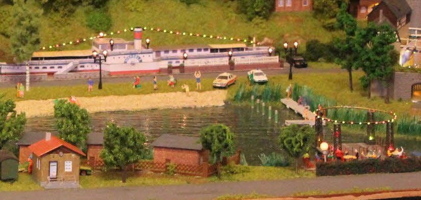 Der Süße See ist auf der Anlage ist gut zu erkennen.