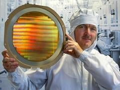 Chip-Wafer (Foto: dpa)