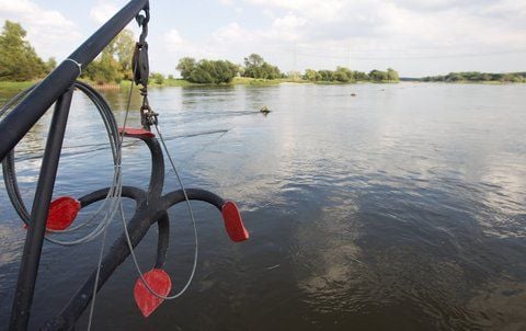 Elbe-Fähre Barby (FOTO: DPA)