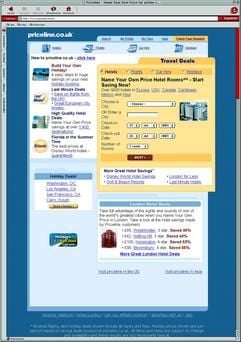 Im Internet nach einem preiswerten Hotel suchen: Priceline.com gehört zu den so genannten Bidding-Portalen. (Foto: dpa/Priceline.com)