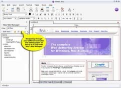 Einfach zu bedienen und kostenlos - der «NVU Composer» kann aus dem Internet heruntergeladen werden. (Foto: dpa)