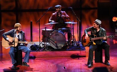 Die Band «Sportfreunde Stiller» spielen am Donnerstag ein Webkonzert. (FOTO: DPA)
