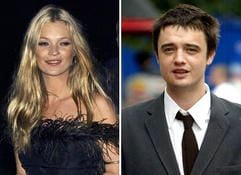 Gescheiterte Beziehung - nach etlichen Versuchen, ihren drogensüchtigen Freund Pete Doherty zu ändern, verließ das Topmodel Kate Moss ihn schließlich. (Foto: dpa)
