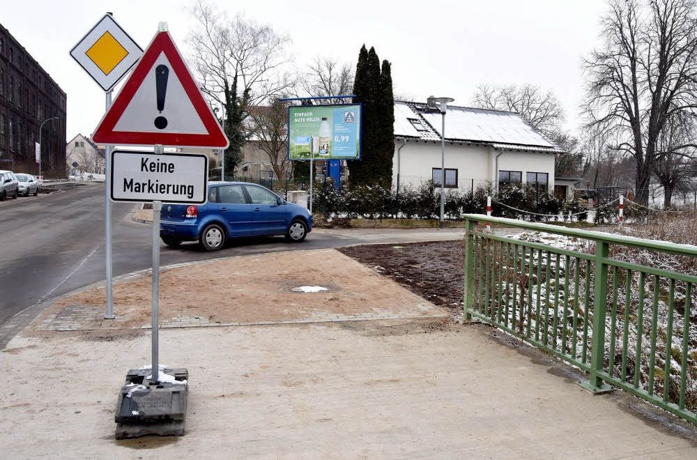 Hier beginnt jetzt die illegale Umleitung für viele Fahrer.