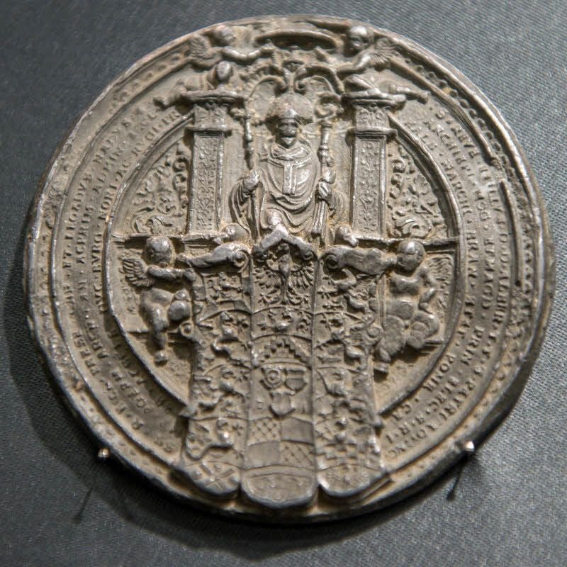 Kleines Stück, große Wirkung: Das Siegel von Kardinal Albrecht aus dem Jahr 1532.