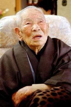 Yukichi Chuganji ist 114 Jahre alt geworden. (Foto: dpa)