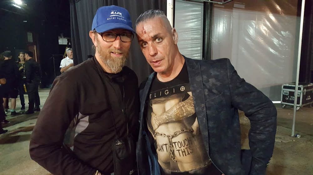 In New York trifft Robby Clemens (links) Rammstein-Sänger Till Lindemann.