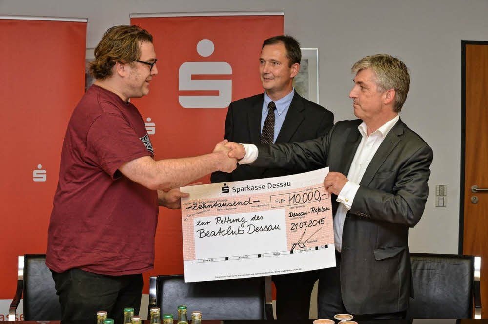 Jörg Folta, Thorsten Weßels und Thomas Markworth (v. li.) wollen auch in Zukunft kooperieren.