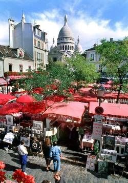 Der Montmartre in Paris