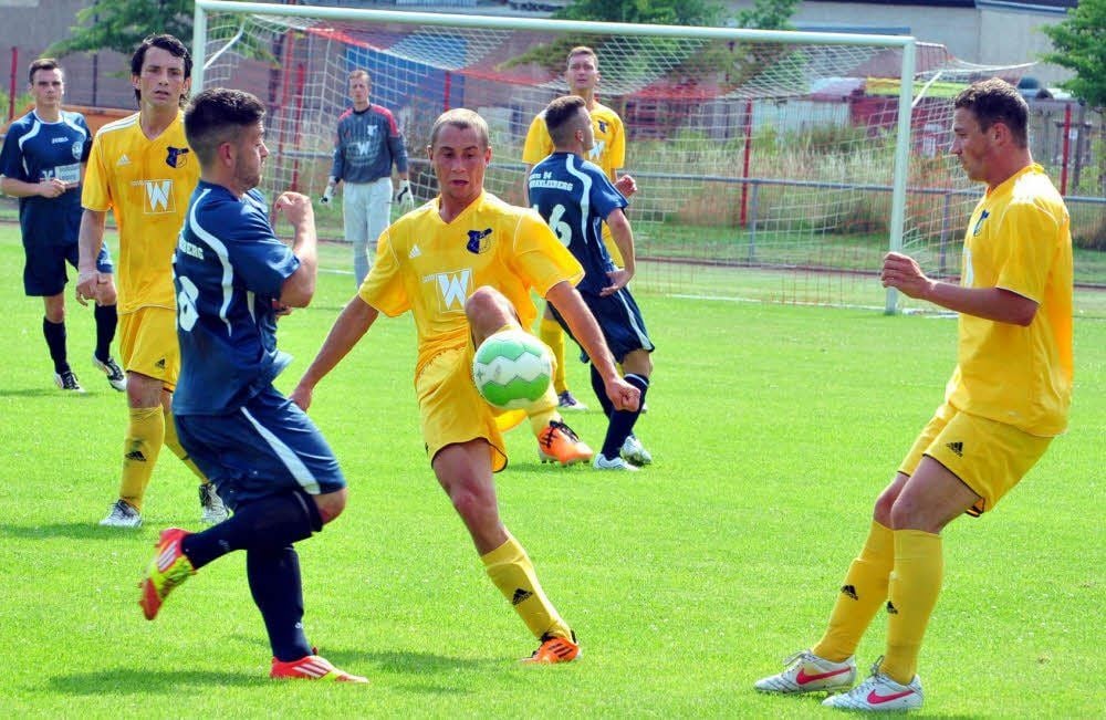 Für den 1. FC Weißenfels (in Gelb) gab es gegen Markkleeberg nichts zu holen.