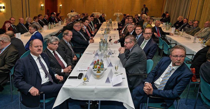 Voll besetzte Reihen beim Neujahrsempfang.