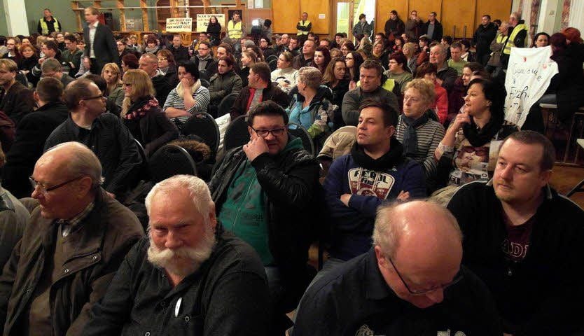 Das Klubhaus in Benndorf war bis auf den letzten Platz besetzt.