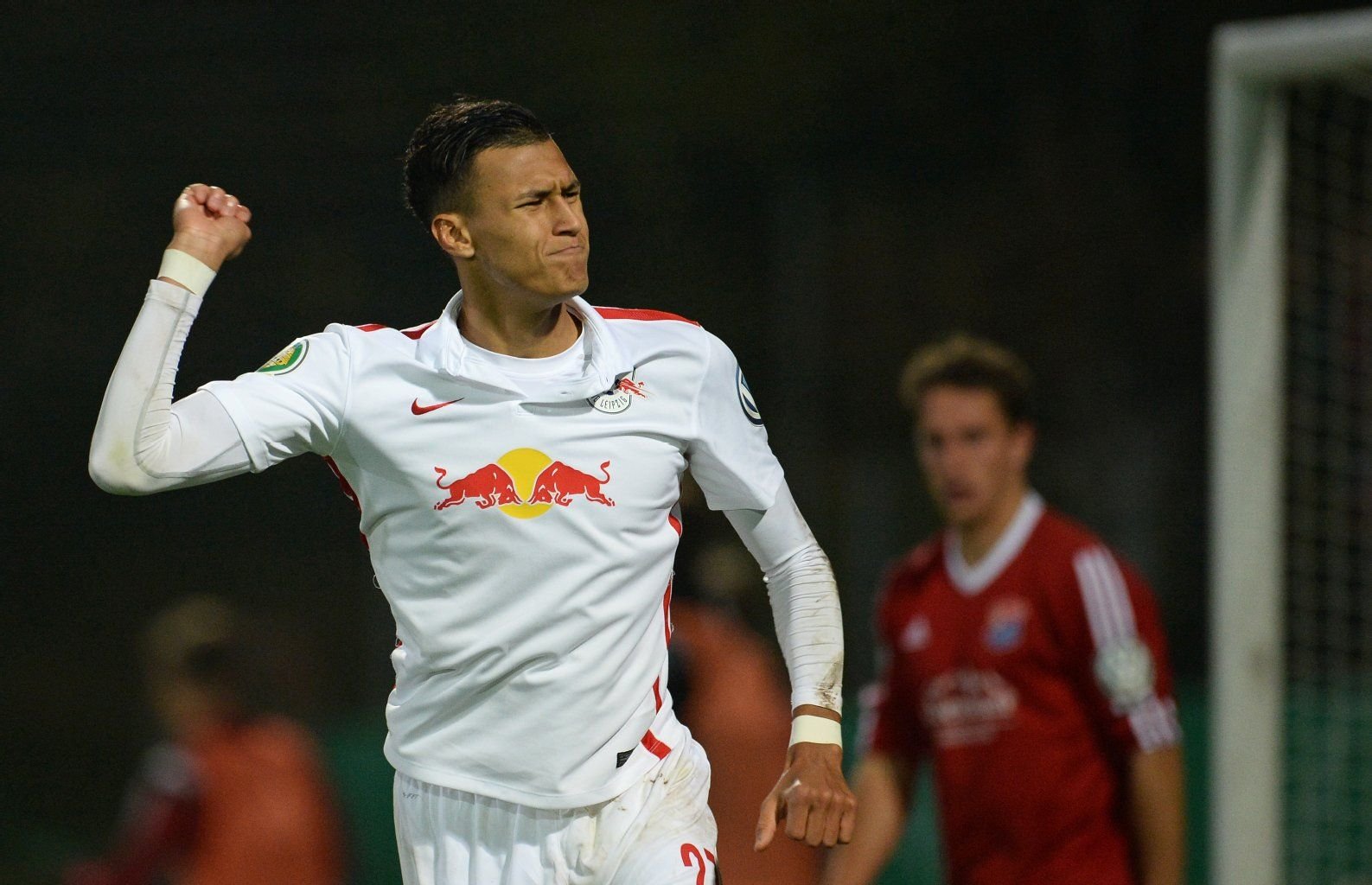 Stürmer Davie Selke fühlt sich wohl bei RB Leipzig.
