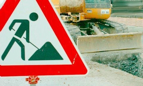Eine Baustelle