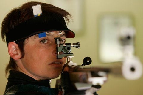 Sportschützin Sonja Pfeilschifter will sich für das Weltcupfinale in Breslau qualifizieren. (FOTO: ARCHIV/DDP)