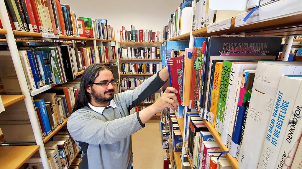 Grigorij Getahun leitet seit Anfang des Jahres die Kreisbibliothek in Quedlinburg.