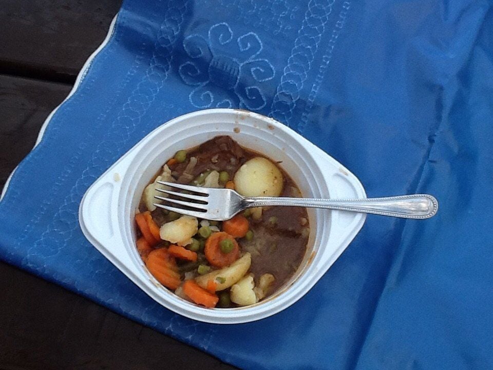 Hausmannskost auf der Autobahnraststätte