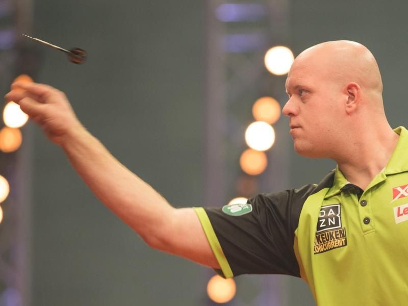 Michael van Gerwen will seinen EM-Titel in Dortmund verteidigen. Foto: Friso Gentsch