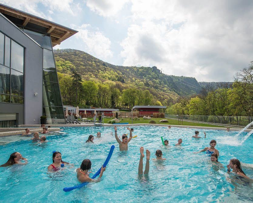 Auch die Bodetal-Therme bietet Kindern rabattierten Eintritt.