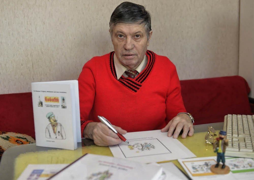Manfred Bartels hat über 200 Hobusch- und zahlreiche weitere Karikaturen angefertigt.