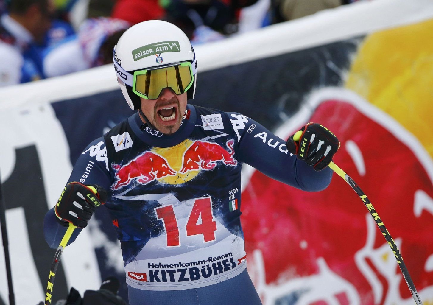 Der Italiener Peter Fill hat das Streif-Rennen in Kitzbühel gewonnen.