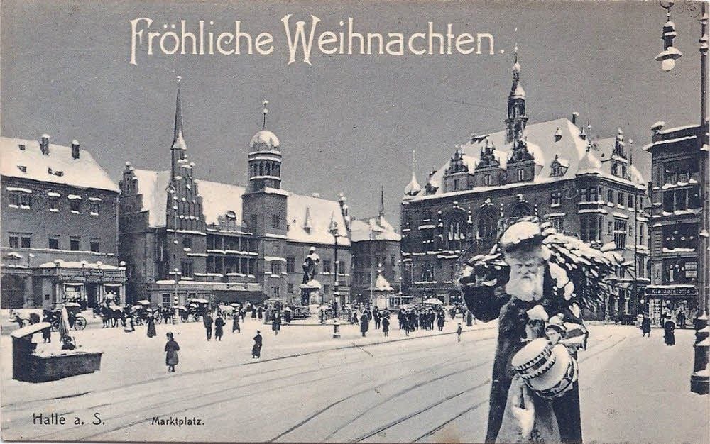 Historische Weihnachtspostkarte
