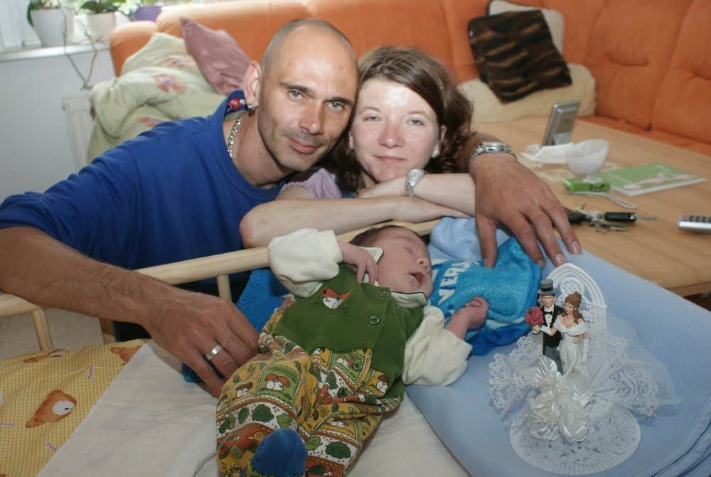 Nicole und Dennis Roblesky aus Kretzschau freuen sich über ihr Wunschkind Max. Er kam im Frühjahr 2013 zur Welt.