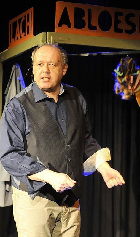 Ralph Richter tritt im Clack-Theater zur „Lachablösung“ an.