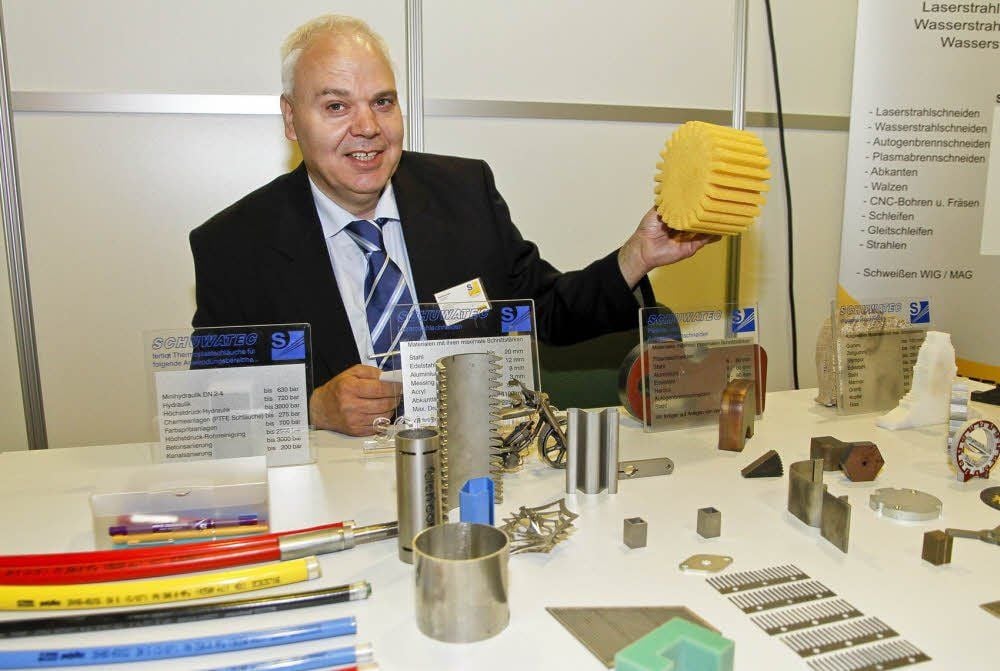 Auf der Messe Leuna Dialog war auch die Firma Schuwatec mit ihrem Geschäftsführer Ralf Schumann verteten.