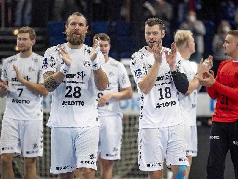 Der THW Kiel verpasste in der Handball-Königsklasse den vierten Sieg. Foto: Axel Heimken/dpa