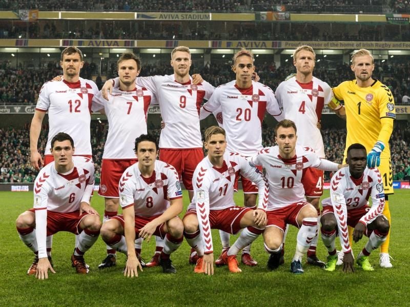 Die dänische Fußball-Nationalmannschaft. Foto: Ben Ryan/SOPA via ZUMA Wire