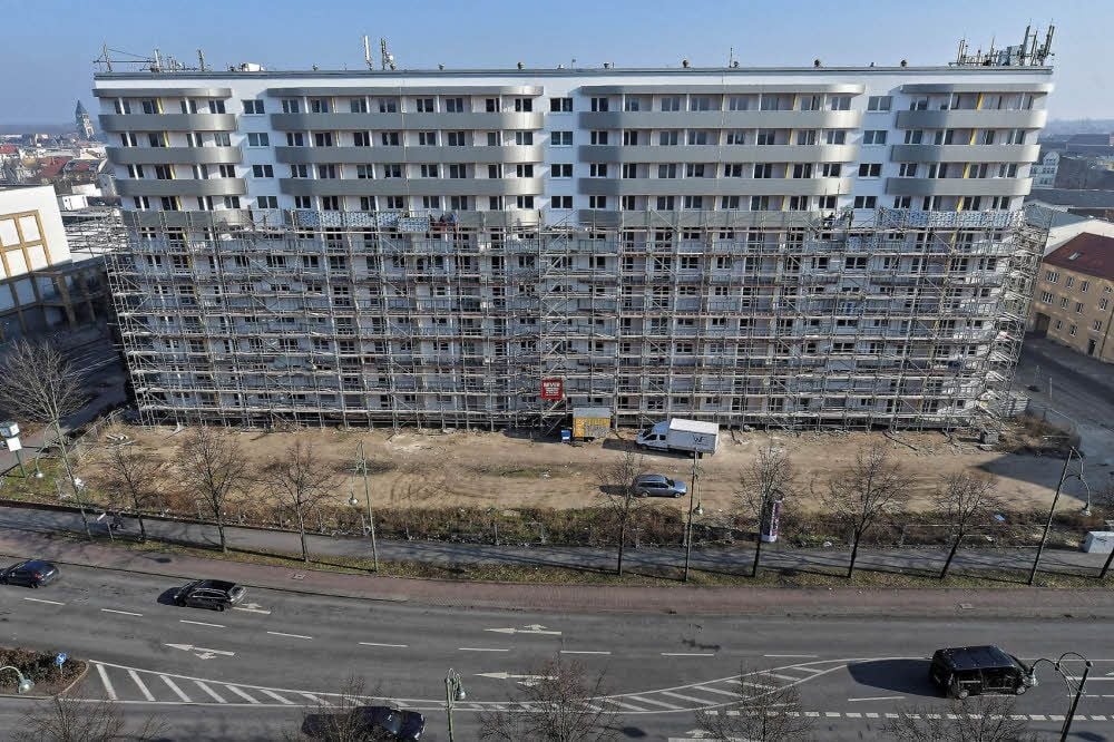 Der DWG-Wohnblock in der Antoinettenstraße.