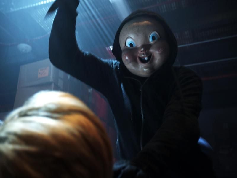 Der Mann mit dem Babymaskengesicht sorgt auch im zweiten Teil für Angst und Schrecken. Foto: -/Universal Pictures