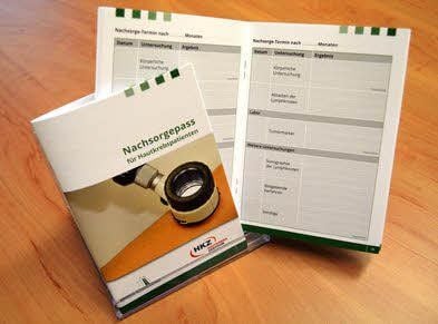 So sieht er aus: der Nachsorgepass des Hautkrebszentrums.