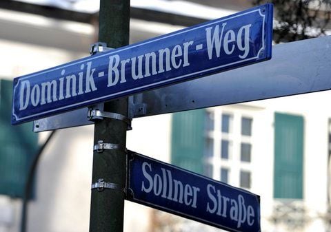 Der «Dominik-Brunner-Weg» erinnert an den Verstorbenen. (FOTO: DPA)