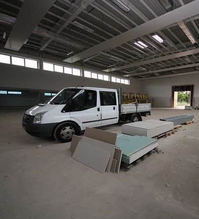 Ein Blick ins Halleninnere