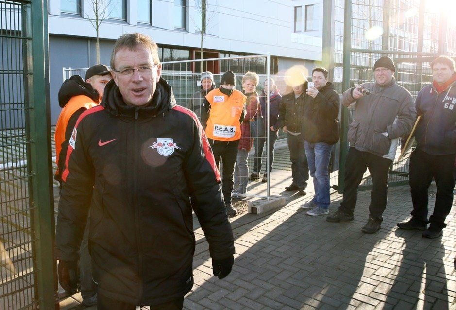 Okay, aber noch Steigerungspotenzial: RB Leipzigs Trainer Ralf Rangnick ist mit dem ersten Test des Jahres leidlich zufrieden