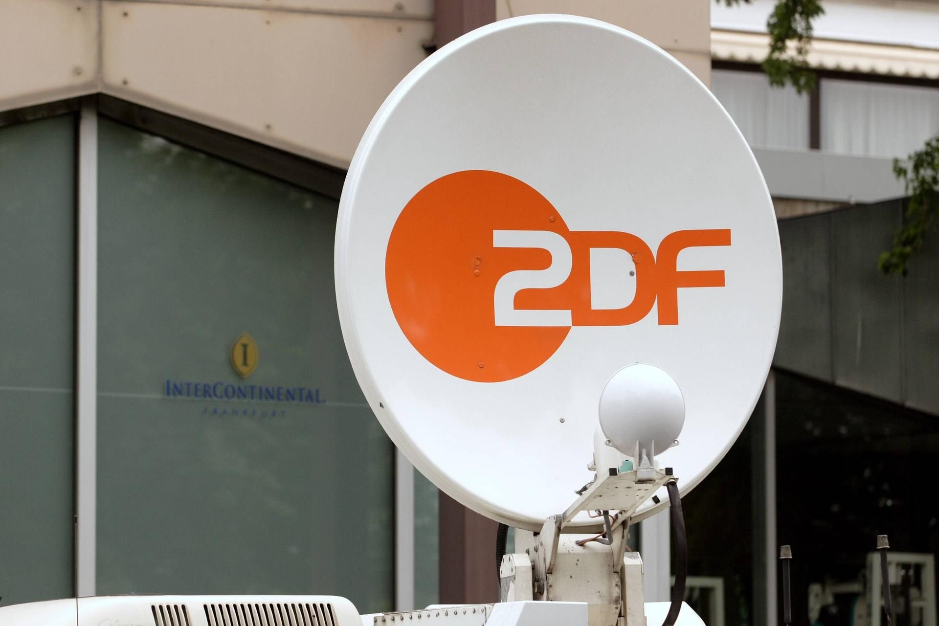 Ein Übertragungswagen des ZDF