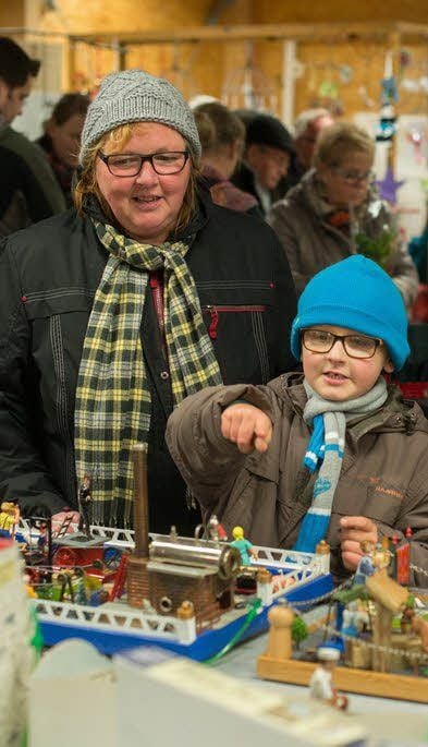 Blick in die Miniaturausstellung.