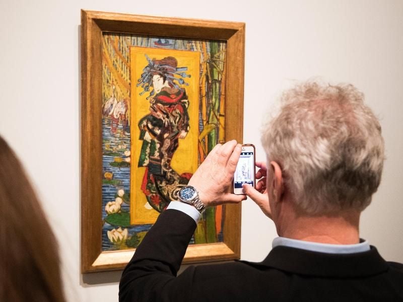 Vincent van Gogh, Die Kurtisane (nach Eisen), Oktober-November 1987. Foto: Jeroen Jumelet