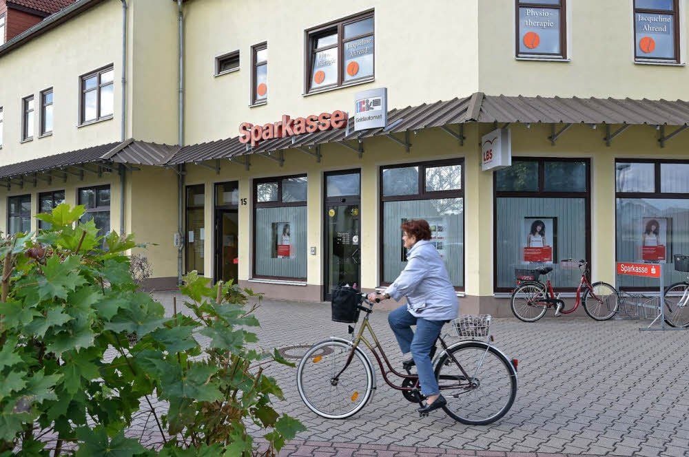 Die Sparkassenfiliale in Waldersee hat am Freitag zum letzten Mal geöffnet.