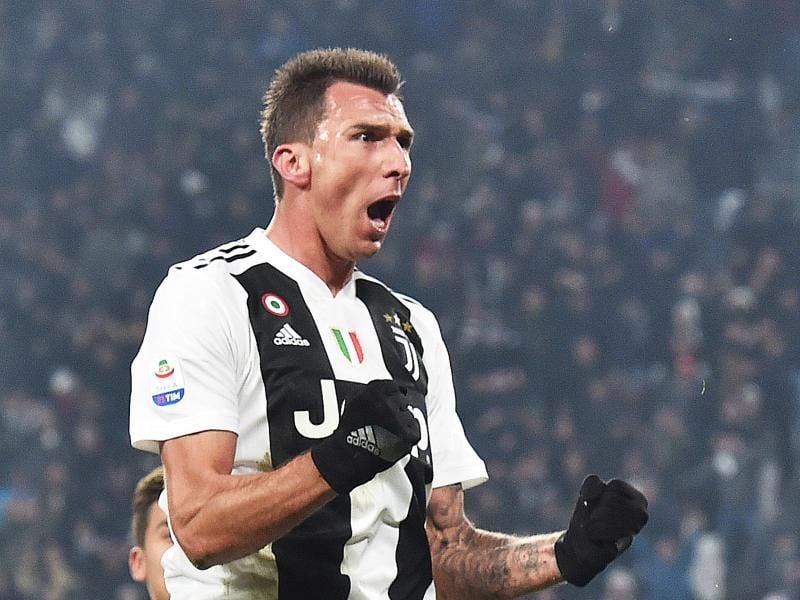 Mario Mandzukic erzielte das wichtige 1:0 gegen Inter. Foto: Alessandro Di Marco/ANSA